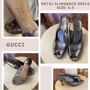 Gucci Slingback Heels